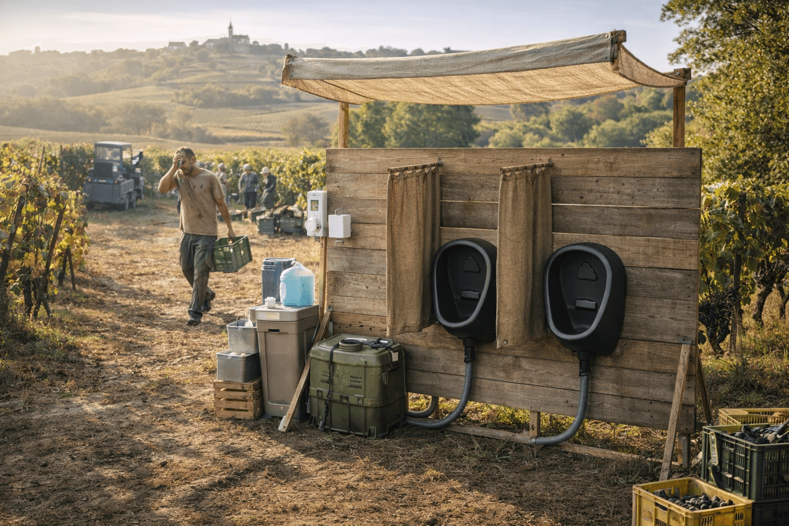 Piszoárok mezőgazdasághoz: higiénia farmok és üvegházak számára