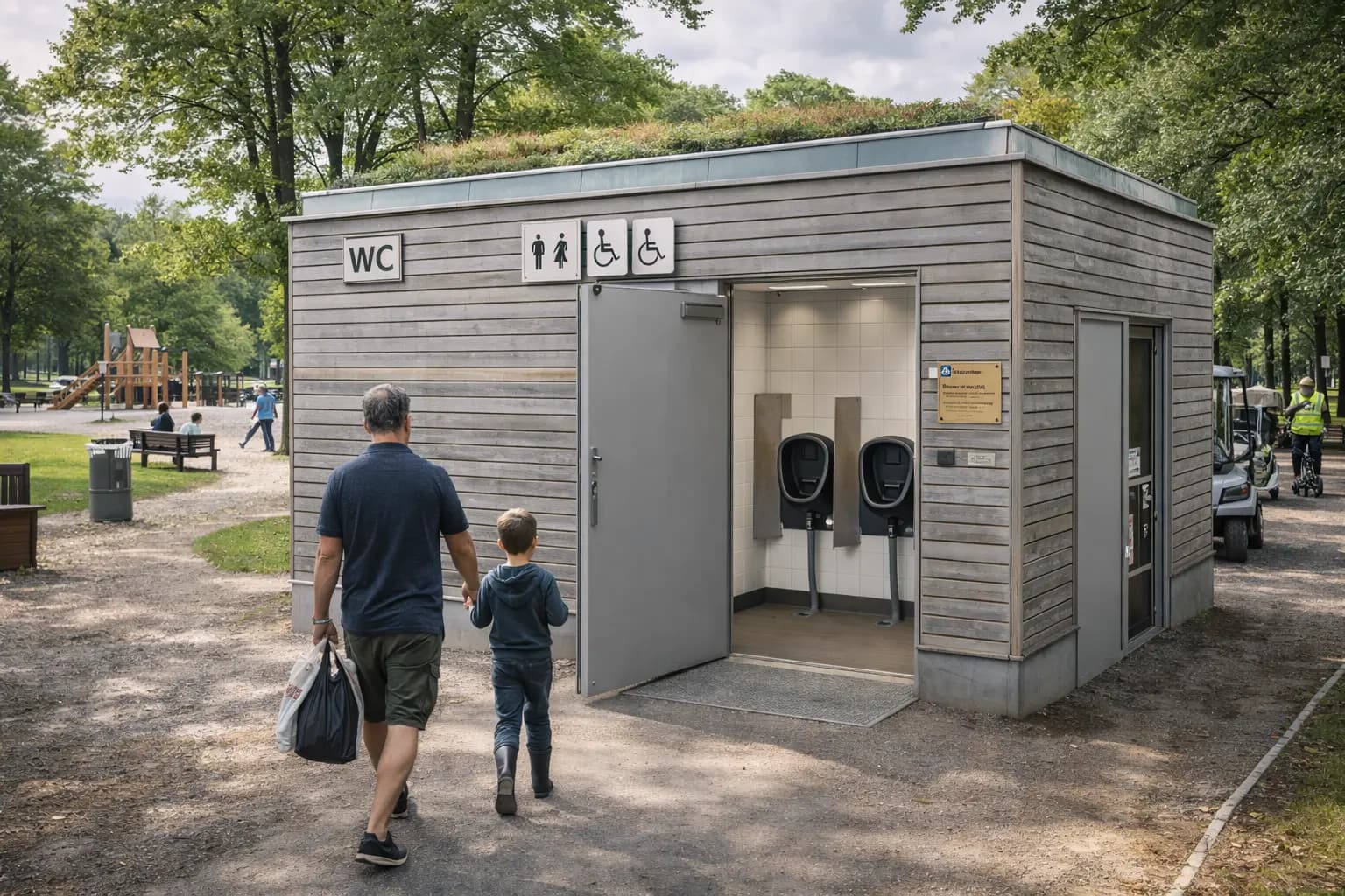 Pisoáry pro mobilní toalety pro veřejný sektor a municipální projekty